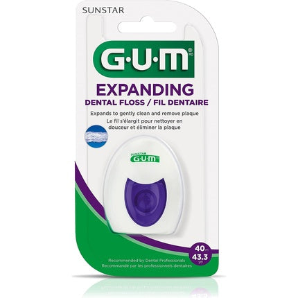 Sârmă dentară expandabilă, Sunstar GUM Expanding Waxed Floss, 30m