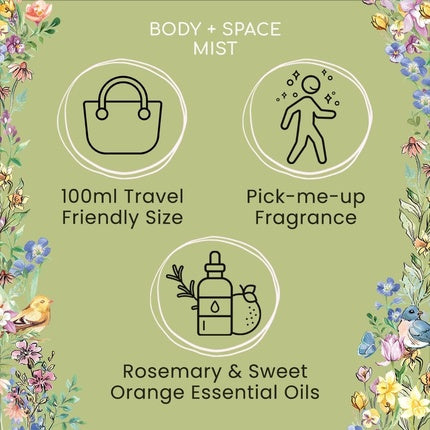 Spray corp Heathcote & Ivory Flower of Focus, Floral, 100ml