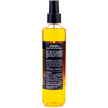 Ulei de bronzezat Real Natura Urucum & Coco, 200ml