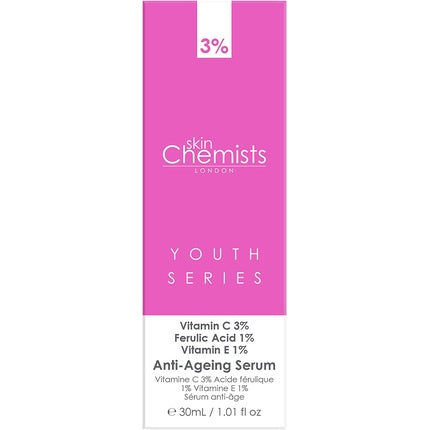 Kit îngrijire antirid Skin Chemists, Vitamina C, Femei