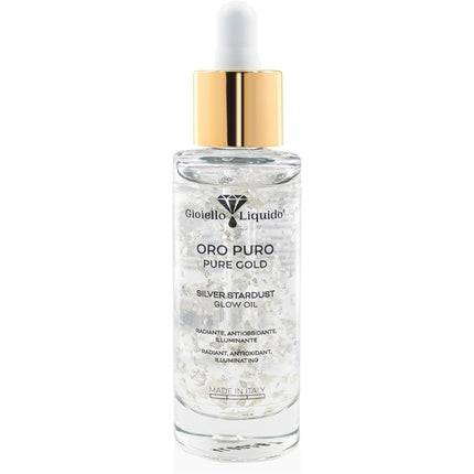 Ulei facial hidratant Silver Stardust Glow cu argint, 30ml