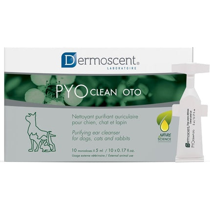 Dermoscent Pyoclean Oto, Soluție Curățare Urechi Câini, 80 ml