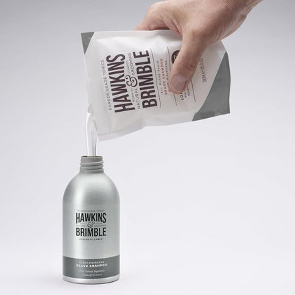 Șampon pentru barbă, Hawkins & Brimble, Refill Pouch, 10.1 fl oz
