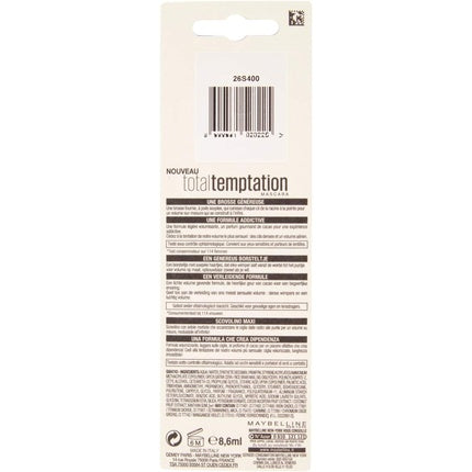 Mascara, Maybelline New York, Total Temptation, maro