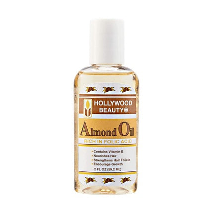 Ulei de migdale Hollywood Beauty, 2 oz (59.2 ml)