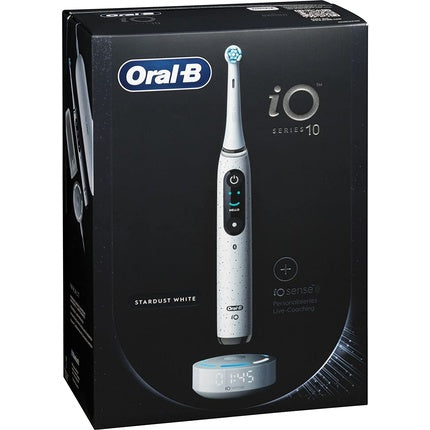 Periuță electrică Oral-B iO Series 10, 7 moduri de curățare, alb stardust