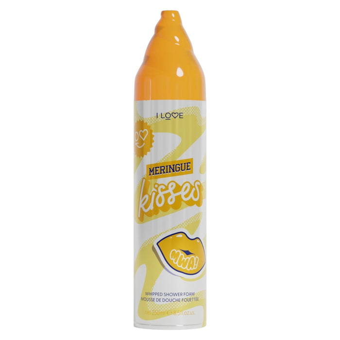 Spumă de duș I Love Meringue Kisses, hidratantă, vegană, 250 ml
