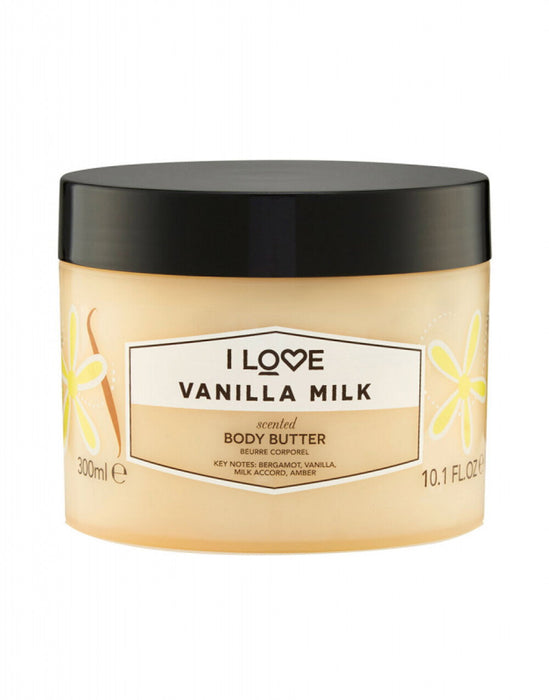 Unt de corp I Love Signature Collection Vanilla Milk, hidratant, vegan, 330 ml