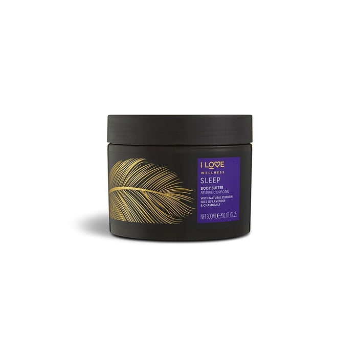 Unt de corp I Love Wellness Sleep, hidratant, cu mușețel și lavandă, 300 ml