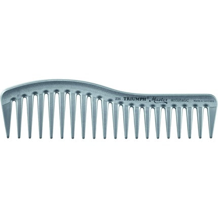 Pieptăn Hercules Sägemann Triumph Master 95/236 pentru păr ondulat, antistatic, gri