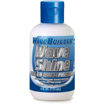 Spray de Styling Wavebuilder Wave Shine Full On Shine Finisher, albastru, 4 oz