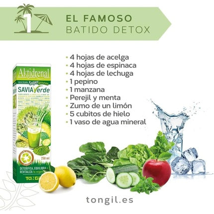 Loțiune, Tong-Il, Aktidrenal, verde, 250ml