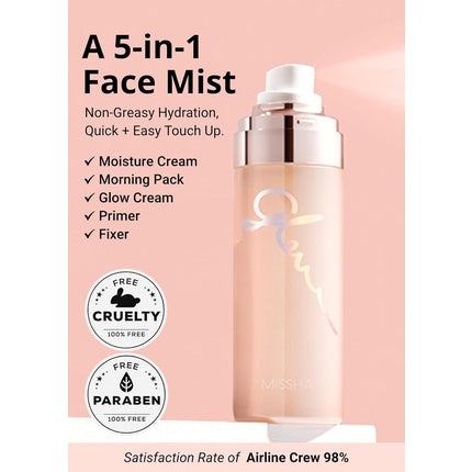 Spray Finish, Missha, Glow, Roz