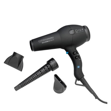 Suflanta de păr profesională Diva Ultima 5000 Pro, Negru, 2300W