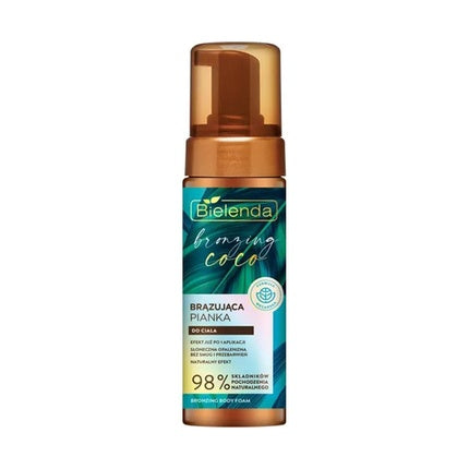 Piancă de bronzare Bielenda Bronzing Coco 286ml culoare aurie