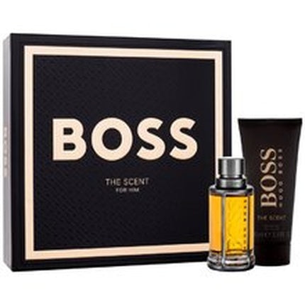 Set Cadou Parfum Hugo Boss The Scent, Apă de toaletă 50 ml și gel de duș 100 ml