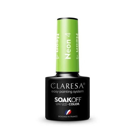 Lac de unghii UV, Claresa, 5ml, neon