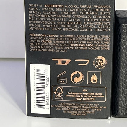 Apă de Toaletă Bărbați, Diesel, Bad, negru, 75ml