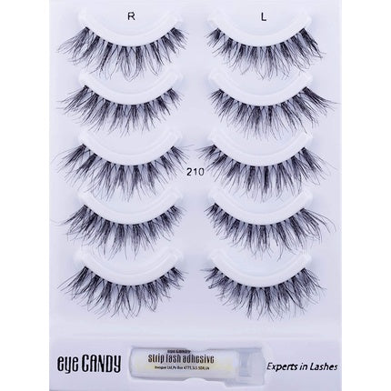 Gene False Invogue, 210, Negru, Set 5 Perechi