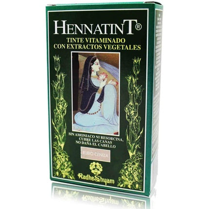 Radhe Shyam HENNATINT Tinta Vitaminate pentru Păr, Marron Cenușiu, 262g