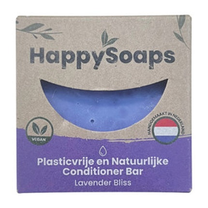 Condiționator solid pentru păr Happy Soaps Lavender Bliss - 65g