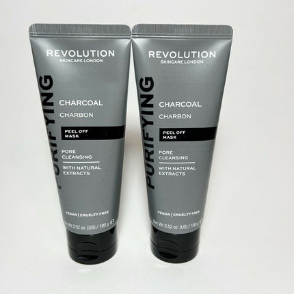 Masca facială, Makeup Revolution, DUO, cărbune, 100g