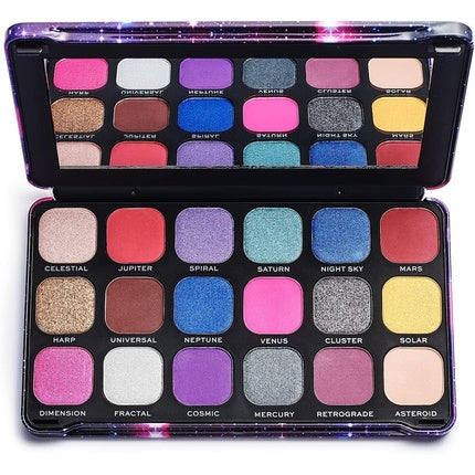 Paletă farduri ochi, Revolution Beauty, Constellation, 18 nuanțe