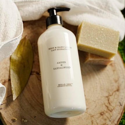 Cremă de mâini Cereria Molla 1899, Amber & Sandalwood, 500ml