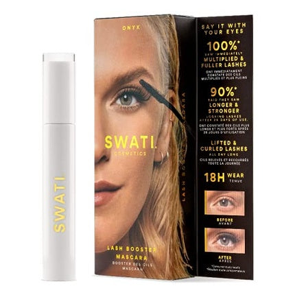 Mascara ONYX Long-Lasting Volumizing, Swati Cosmetics, negru