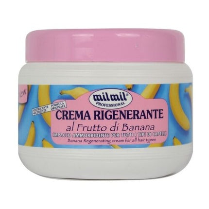 Masca de par, Milmil, crema regeneranta, banana, 500ml