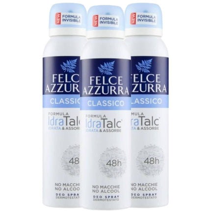 Felce Azzurra Classic Deodorant Idratalc Unisex Spray 150ml
