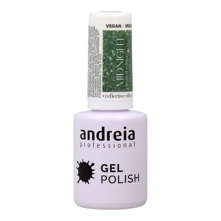 Gel Polish Andreia Md4 Midnight 105 ml Verde Reflectiv