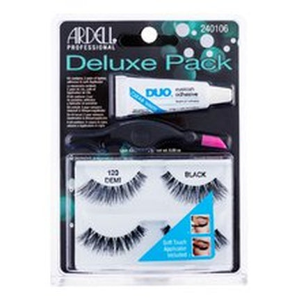 Set Deluxe pentru Gene False Ardell, Negru, Model 123 Demi