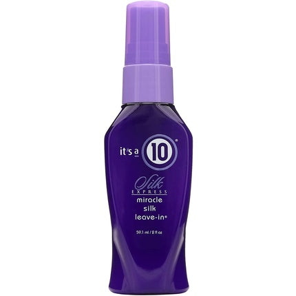 Spray de păr It's A 10 Miracle Silk Express Leave-In, violet, 59 ml
