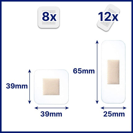 Bandă adezivă Hansaplast Aqua Protect, 20 bucăți, impermeabilă