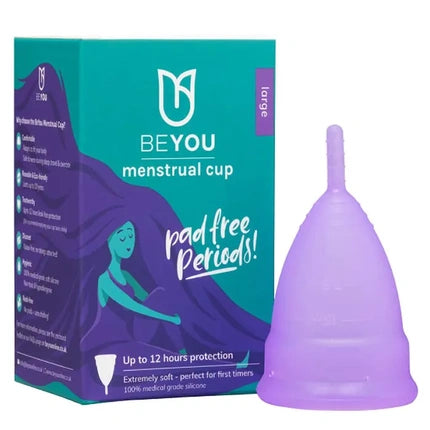 Cupă Menstruală Beyou, Large, Lavandă, 142ml