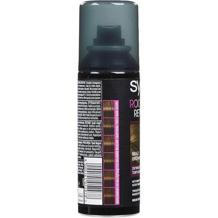 Spray vopsea păr Syoss Root Retoucher Maro mediu 120 ml