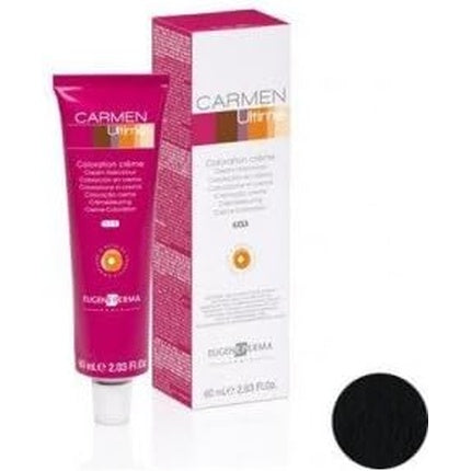 Cremă vopsea de păr Eugene Perma Carmen Ultime, 03.10 Intense Blue Dark Brown, 60ml