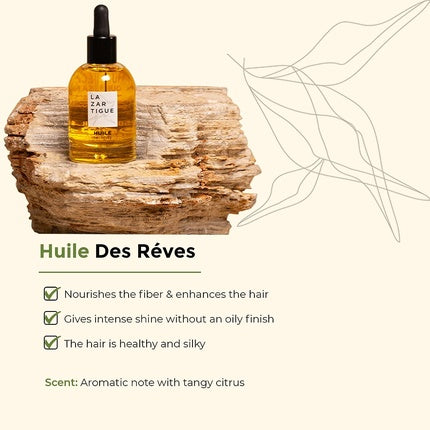 Ulei păr, Lazartigue, Huile des Rêves, argan și caise, 50ml