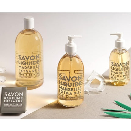 Săpun lichid pentru mâini, Compagnie De Provence, Liquid Marseille Soap Olive Wood, verde, 1L