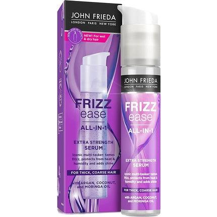 Ser Hair Styling, John Frieda Frizz Ease, Extra Strength Serum, 50ml