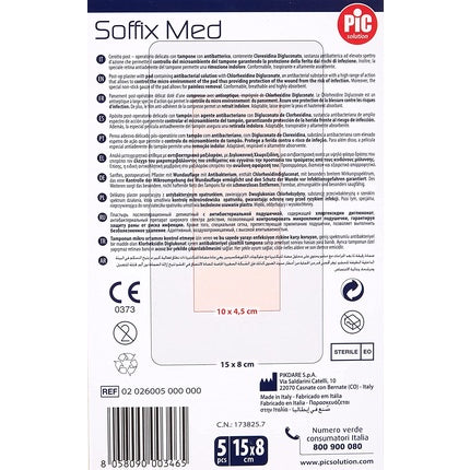 Bandaj medical, Pikdare Spa, Soffix Med, alb, antibacterian