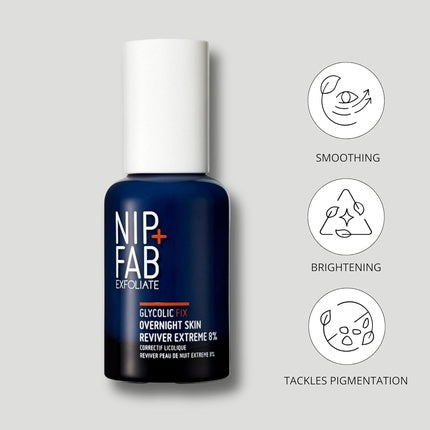 Cremă de noapte, Nip+Fab, Glycolic Fix, albastru, 45ml