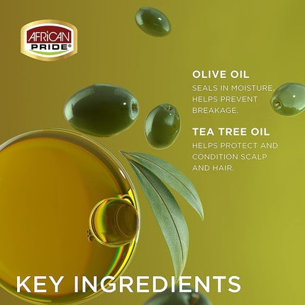 Spray păr, African Pride, Olive Miracle, 226g, verde