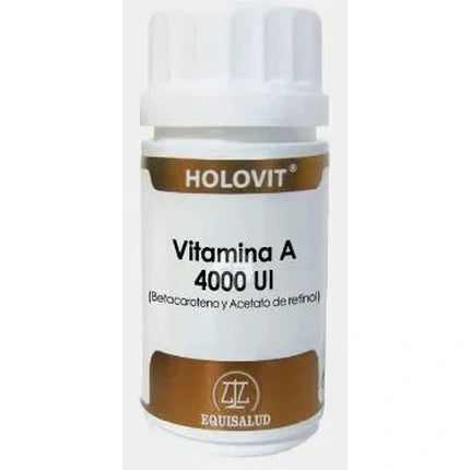 Supliment alimentar Equisalud Holovit Vitamina A 4000 UI 50 capsule