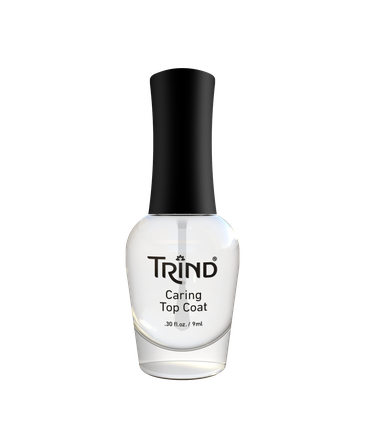 Trind Caring Top Coat, 9 ml, lichid transparent