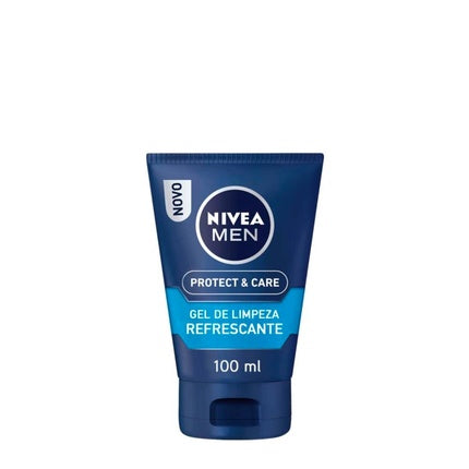 Gel de Curățare Nivea Men Protect & Care, 100 ml, Albastru