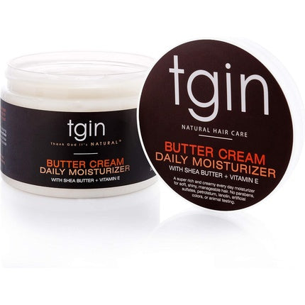 Tgin Butter Cream Daily Moisturizer, 12oz, cu Unt de Shea și Vitamina E