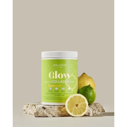 Wellexir Glow Beauty Drink Lemonade, Vitamine, Pachet 360g