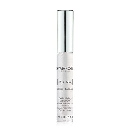 Ser de buze Symbiosis London, 8ml, acid hialuronic, alb